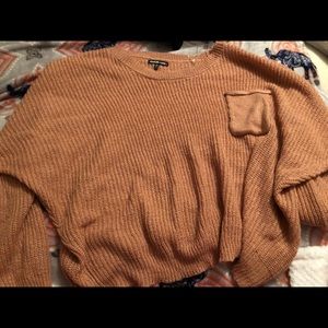 Nice over sized but short sweater